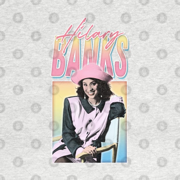 Hilary Banks - 90s Style Retro Aesthetic Fan Art Design by DankFutura